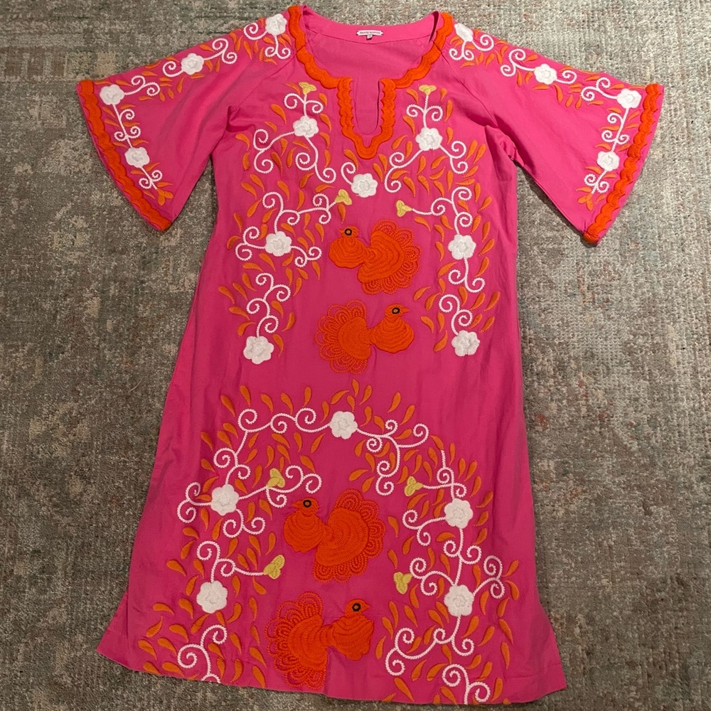 Frances Valentine peacock caftan